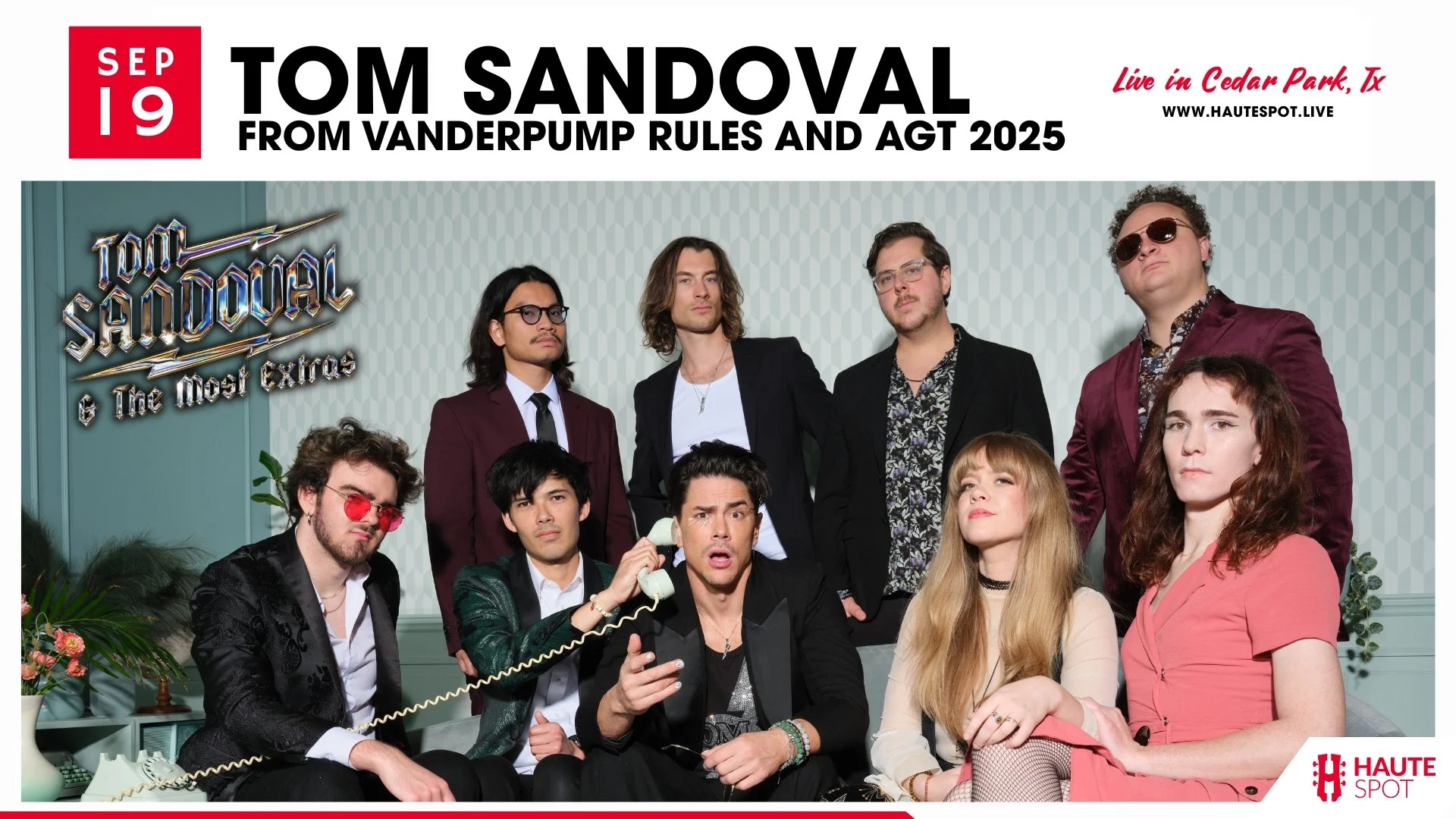 Tom Everhart 【MONDAY MORNING】 限定350部 Tom Sandoval & The Most Extras Live in Cedar Park, Tx on Friday